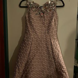 Kate Spade Embellished Logo Dress